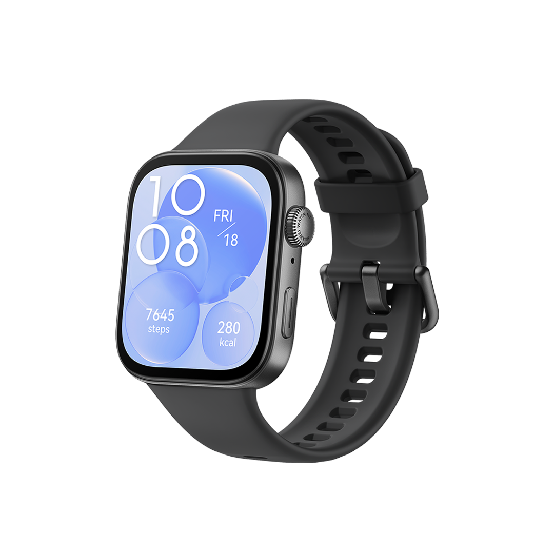 Huawei Watch Fit 3 Midnight Black Fluoroelastomer Strap Huawei Watch Fit 3 Midnight Black Fluoroelastomer Strap